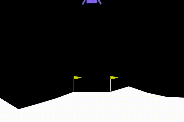 Autonomous Landing with Deep RL project visual
